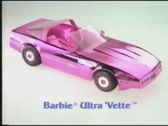 1985 Реклама куклы Барби Маттел Barbie Ultra Vette