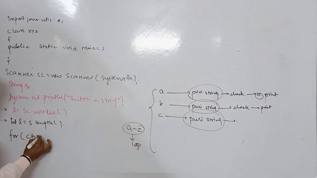 Arrange String in Alphabetical order java Computer Class 10 ICSE ISC Java Programming