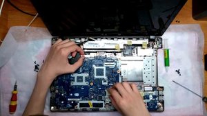 Acer 5552 разборка и замена теплопроводная паста