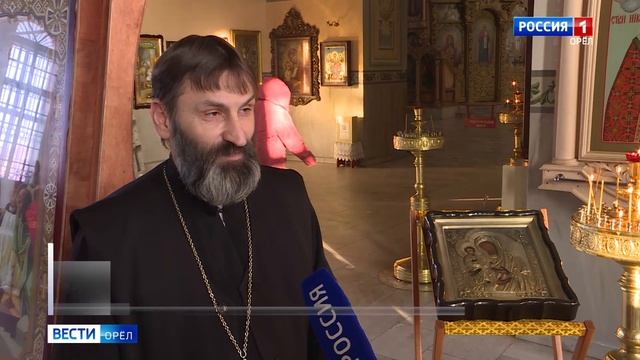 В Успенский собор города Орла пожертвована старинная икона Божией Матери «Троеручица»