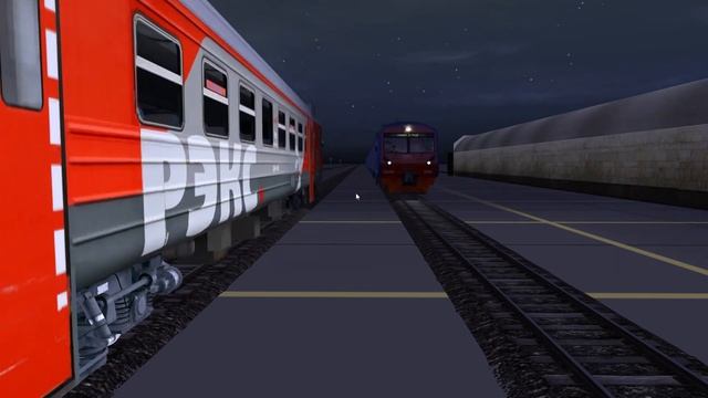trainz Возращяется на канал! гонка электричек эд4м 0406 с надписью ЖЕЛ-ДОР и 1080 Саймон и роуз смотреть онлайн