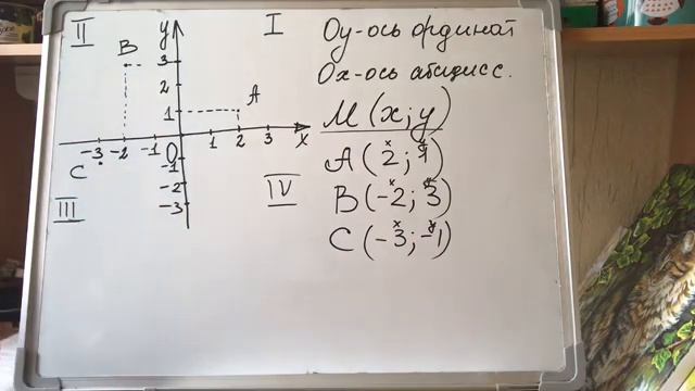 7 класс. Прямоугольная система координат на плоскости. смотреть онлайн