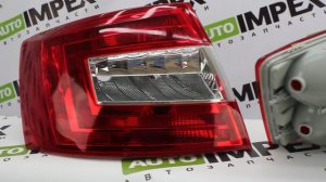 Skoda Octavia A7 2013-2017 года. Фонари задние ламповые