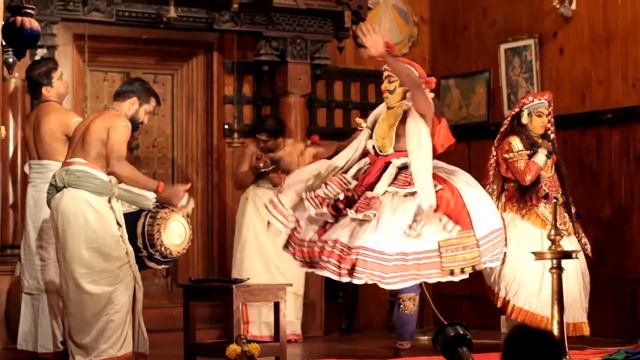 Индийский театр Катхакали. Индия. Керала. Форт Кочи смотреть онлайн