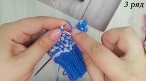 Красивые ТАПОЧКИ СЛЕДКИ на 2-х спицах. Без швов на подошве