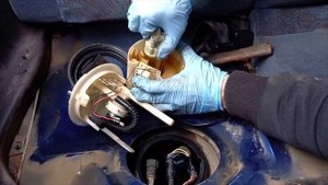 2001 Peugeot 206 Fuel pump replacement. How to change Peugeot 206 gasoline feed pump