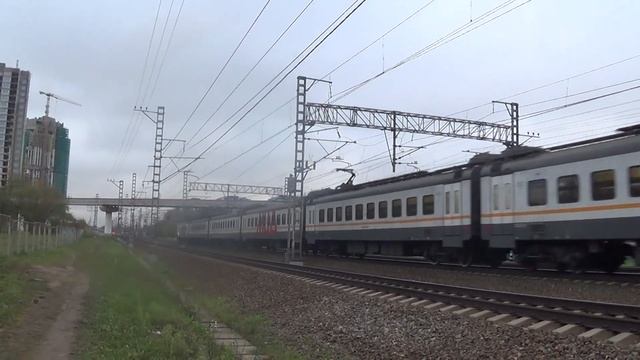 Электропоезд ЭП2Д-0216 ЦППК сообщением Ипподром - Зеленоград-Крюково смотреть онлайн