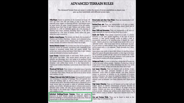 Warmaster Terrain Guide
