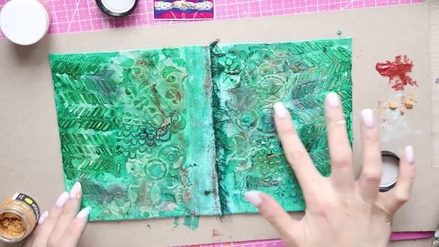 АРТ-БУКИ! МИКС-МЕДИА БЛОКНОТЫ! СОЗДАНИЕ ОБЛОЖКИ С ПОМОЩЬЮ КРАСОК! смотреть онлайн