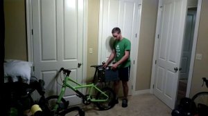 Cannondale Hooligan with Topeak MTX trolley Tote