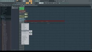 14. FL Studio. Плейлист - Меню треков
