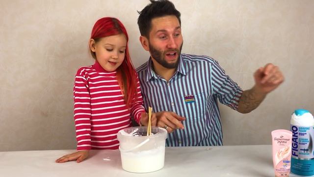 Делаем большой слайм, используем лучший клей пва. смотреть онлайн