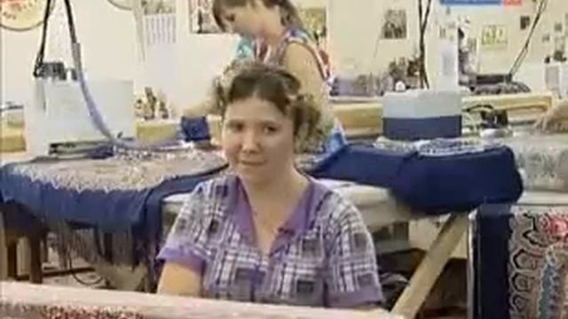 Как делают павлопосадские платки