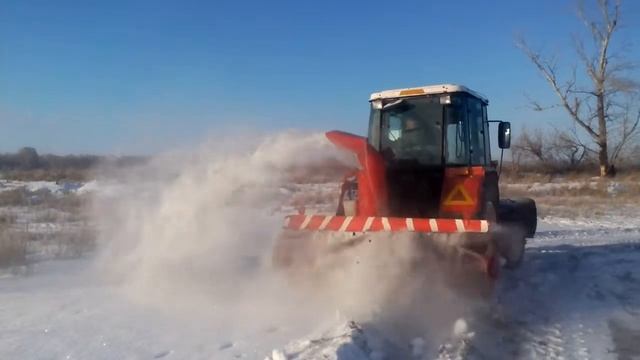 Снегоротор  новые испытания.