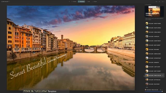 Sunset Beautiful Luminar Templates • by Rare Collections смотреть онлайн