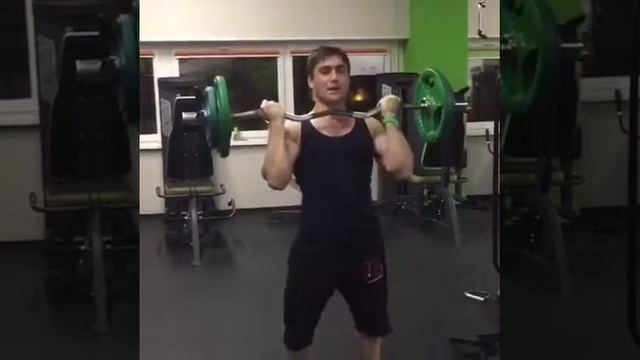 Прокачка бицепса 38 кг