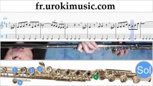 Comment Jouer de la Flute The Pink Panther - Theme Song Tab Tablature Partie#2 um-i829