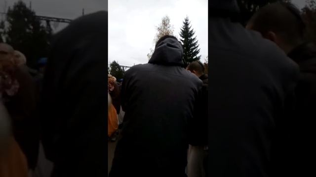 Церемония вхождения Божеств Шри Шри Нитай - Гаура Натараджа в Храм Голока-Дхама. На открытии Храма смотреть онлайн