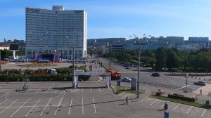 Пять Углов Мурманск центральная площадь видео таймлапс 22-23.06.23 - 24 часа съемки