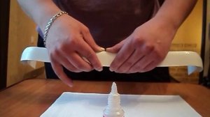 Склеивание полки от холодильника клеем Ultra Fix с наполнителем Ultra Fill