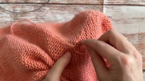 Подробный МК по вязанию капора