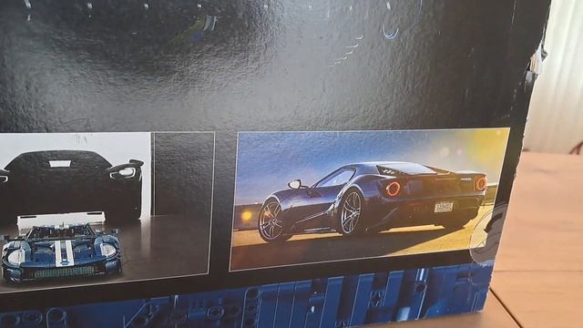 LEGO 42154 TECHNIC 2022 Ford GT Original Retail Box Back Side смотреть онлайн