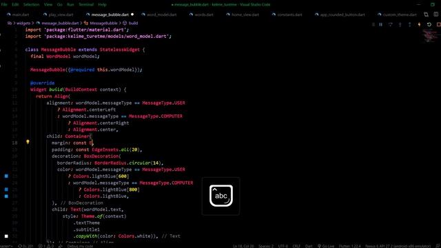 Flutter | GetX kütüphanesi ile Son Harften Kelime Türetme Oyunu смотреть онлайн