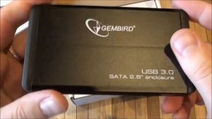 Распаковка.Внешний корпус 2.5" Gembird EE2-U3S-2.