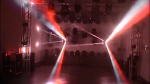 Световой прибор Spider beam / 8 leds x 12вт. (dmx)