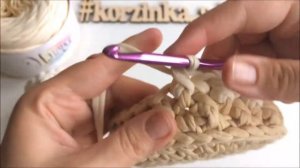 УЗОР КРЮЧКОМ ШИШЕЧКИ | из трикотажной пряжи | для начинающих | T-SHIRT YARN