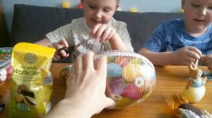 Пасхальная распаковка!!! Пасха у Вадимки в школе!!!