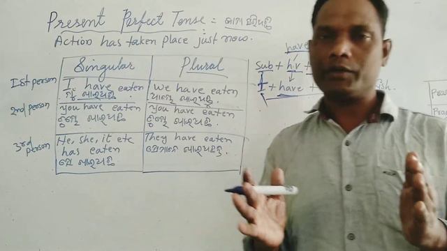 HaveHas in present perfect. How to use havehas.