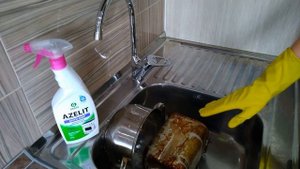 Azelit чудо средство которое очистит вам любую кухонную утварь.