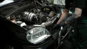 NIVA CHEVROLET замена радиатора охлаждения двс