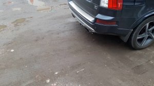 Лютый выхлоп Volvo XC90 2.5T