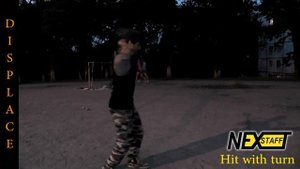 Фаер-шоу. Уроки Шест (Spin staff) Стиль Displace - Hit with turn