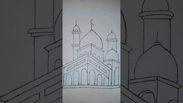 Masjid drawing