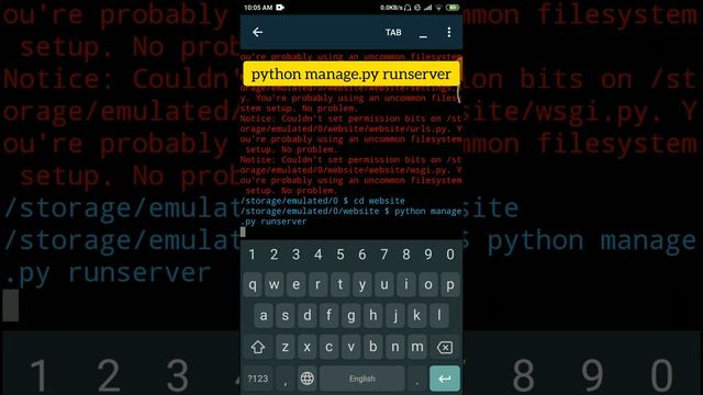 Creating simple website with python django in android | @binarycup