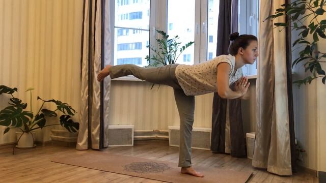 ПОПА БУДЕТ ГОРЕТЬ! СЛОЖНАЯ ТРЕНИРОВКА на ЯГОДИЦЫ. ЙОГА ДОМА. Yoga at Home. #йогадляначинающих