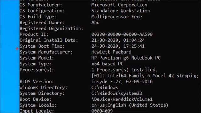 How to view system basic details in command prompt смотреть онлайн
