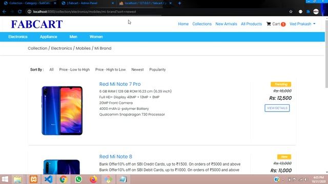 Laravel 5.8 Ecommerce Part-28: How to Sort or Filter products by price, newest & popular in laravel