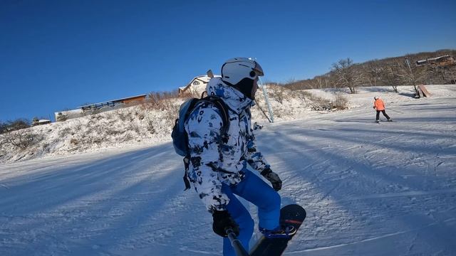 Осваиваю сноуборд. ГК Чертовицы 06.01.2023