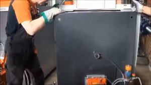Чистка котла Viessmann Vitoplex 100 материалами Fauch