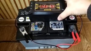 Зарядка аккумулятора зарядным устройством Suoer SON-1206D 6A/12В. Тест и впечатления