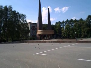 Громкоговоритель на площади Победы