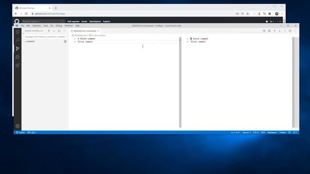 github push branch master and develop / гит отправка в ветки смотреть онлайн