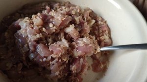 Рубленные куриные котлетки с овсяными хлопьями и зимними овощами?