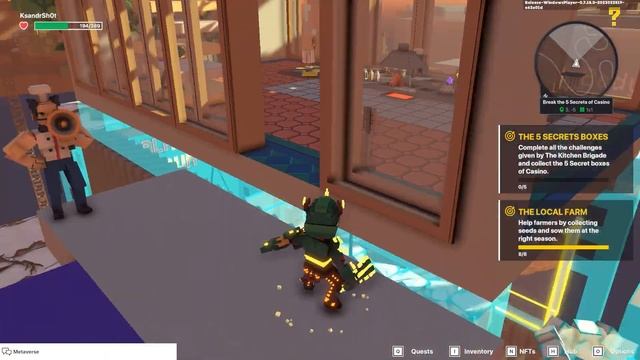 The Sandbox Break the 5 Secrets of Casino. Прохождение с озвучкой. All Quest 100%, 11/11