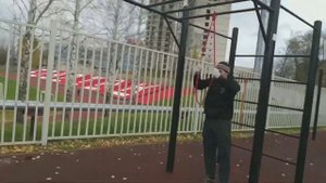 Выход силой с использованием резины.