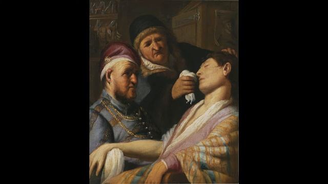 Рембрандт Харменс ван Рейн. "Пациент упавший в обморок" (Аллегория обоняния). Около 1624 1625 смотреть онлайн